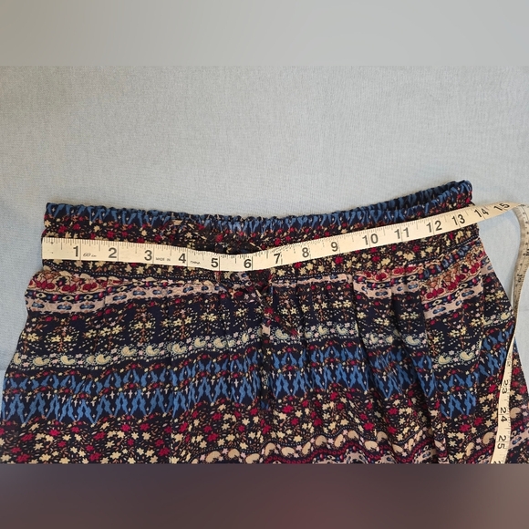 Imaginary Voyage Multicolor Tiered Boho Peasant Lined Maxi Skirt Size Large - Picture 4 of 14